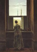 Caspar David Friedrich Woman at a Window (mk22) oil painting picture wholesale